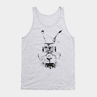 VINTAGE RABBIT FACE CLOSEUP BUNNY LOVER GIFT Tank Top